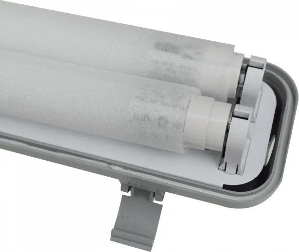 Sada hermetického svietidla LED žiarivky do garáže 120 cm povrchová montáž