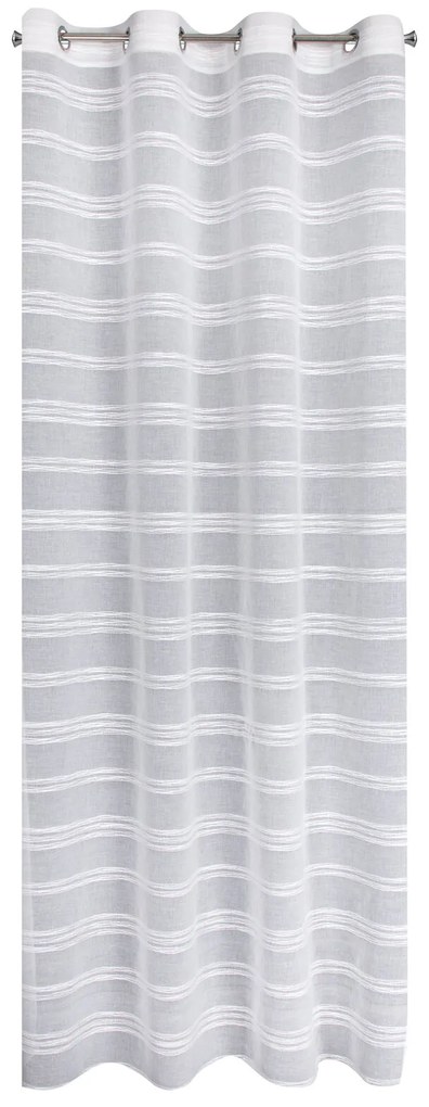 ZÁCLONA NA KRÚŽKOCH DOLY 140X250 CM BIELA