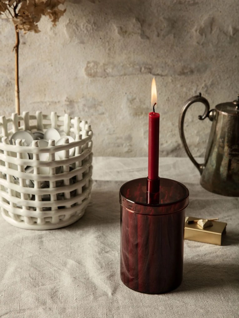 Ferm Living Keramický kôš Off White Small