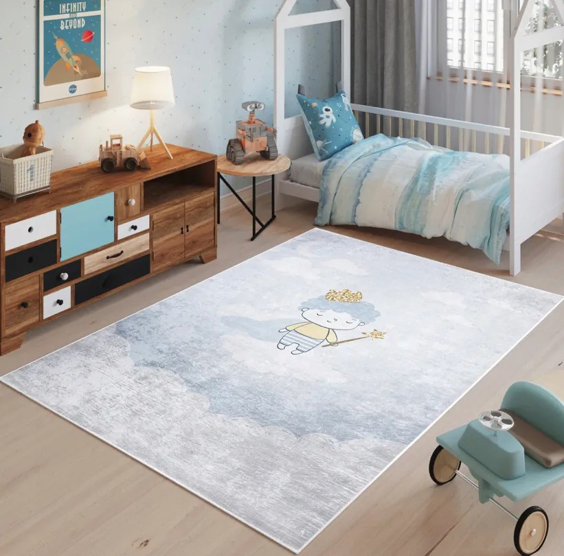 Detský koberec s roztomilým anjelom Šírka: 80 cm | Dĺžka: 150 cm