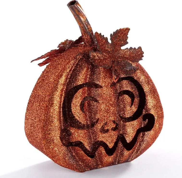Kovový lampáš TEKVICA HALLOWEEN 21 cm