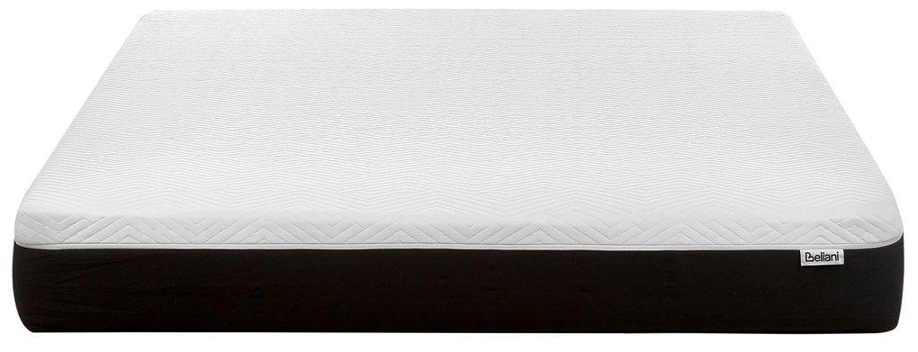 Penovo-gélový matrac so snímateľným poťahom 160 x 200 cm tvrdý SPONGY Beliani