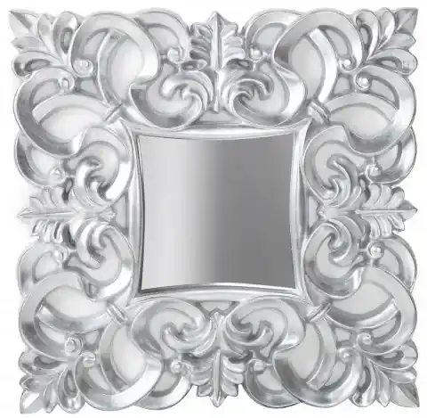 2684) VENICE luxusné zrkadlo maé, strieborné | BIANO