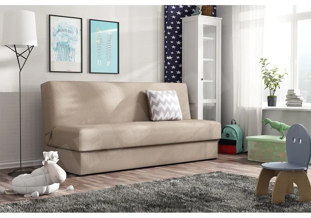 Rozkladacia pohovka Ted Mini, Dostupné poťahy: Enjoy 24 + cikcak sivý