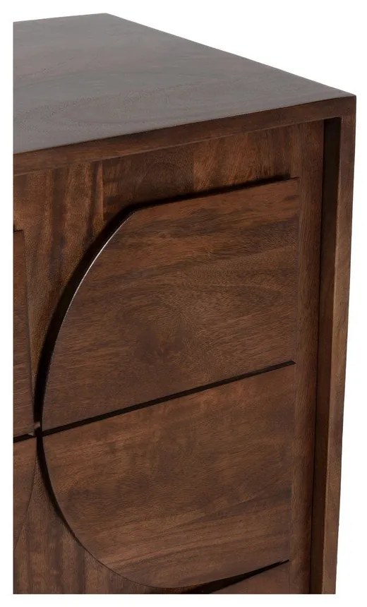 Hnedá komoda z mangového dreva 145x76x40 cm Trisha – MOME