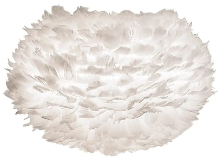Biele tienidlo z husieho peria UMAGE EOS, Ø 45 cm