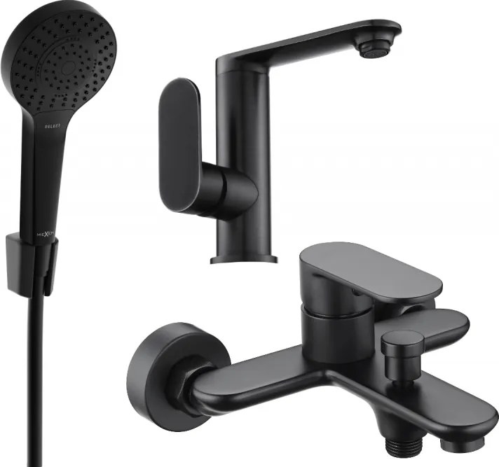 Mexen Milo R05 vaňová súprava, čierna - 713053R05-70