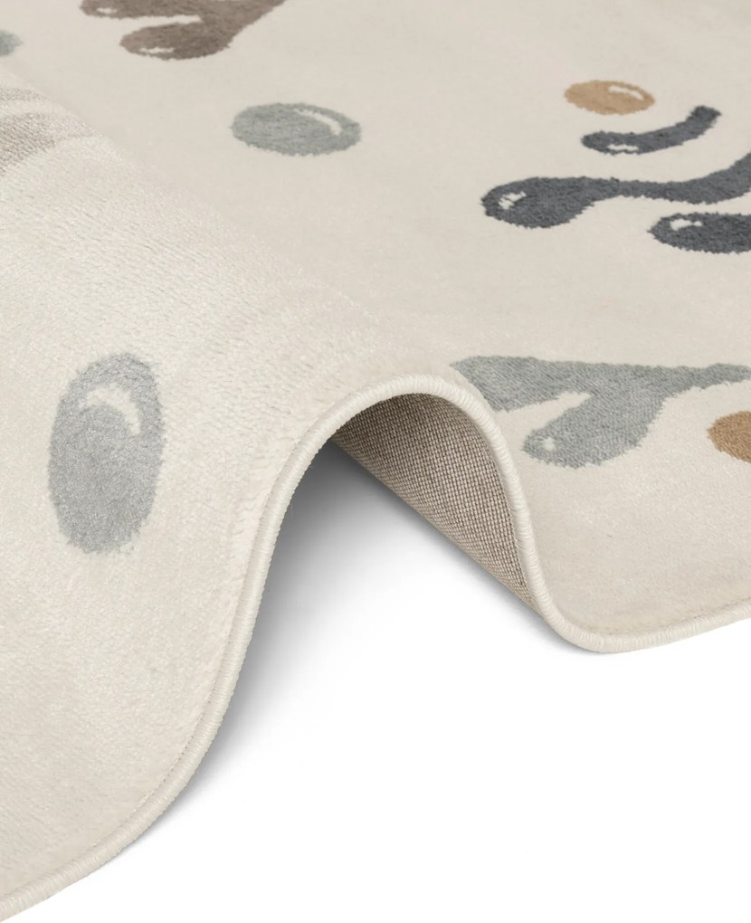 Hanse Home, Detský koberec Adventures 106421 Cream Multicolor kruh, 160x160 (priemer) kruh, viacfarebná, detská izba
