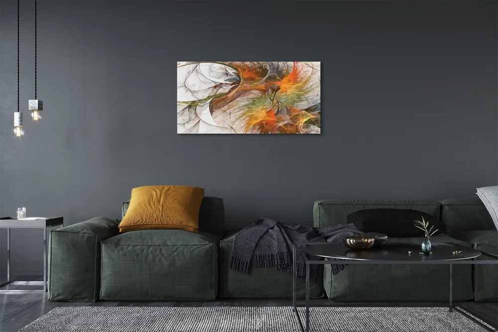 Obraz na plátne Farebné geometrické fraktály 120x60 cm