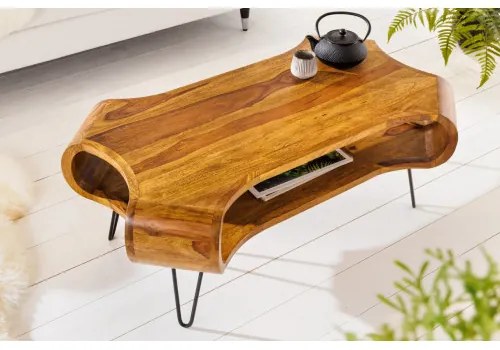 Konferenčný stôl Organic 43073 100x60cm Drevo Palisander - Komfort-nábytok