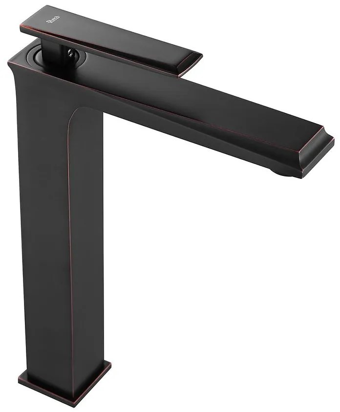 Vysoká umývadlová batéria Rea Romano čierna