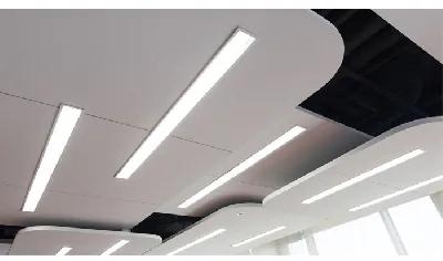 ECOLITE LED vstavaný panel ZEUS, 45W, 29,5x119,5cm, 4000K, IP20, 4800lm strieborný
