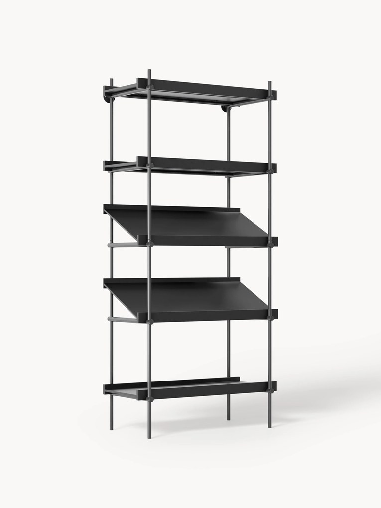 Vysoký regál so šikmými policami Rio