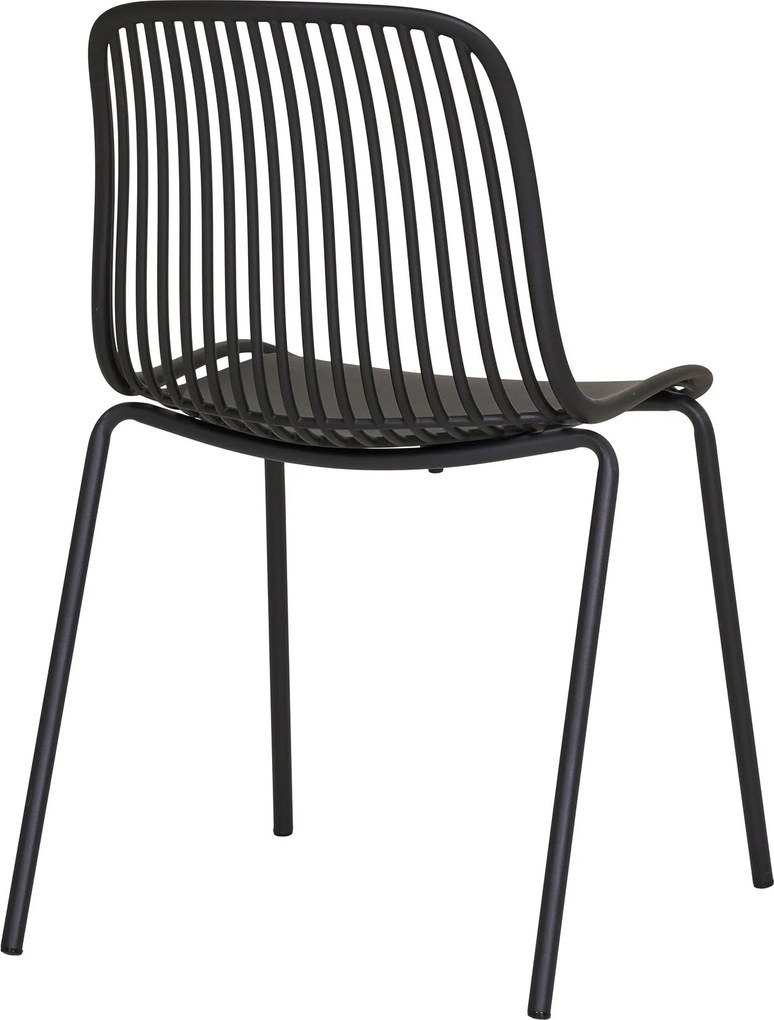 Záhradná stolička Badelia (čierna). Akcia -10%. Vlastná spoľahlivá doprava až k Vám domov. 1146703