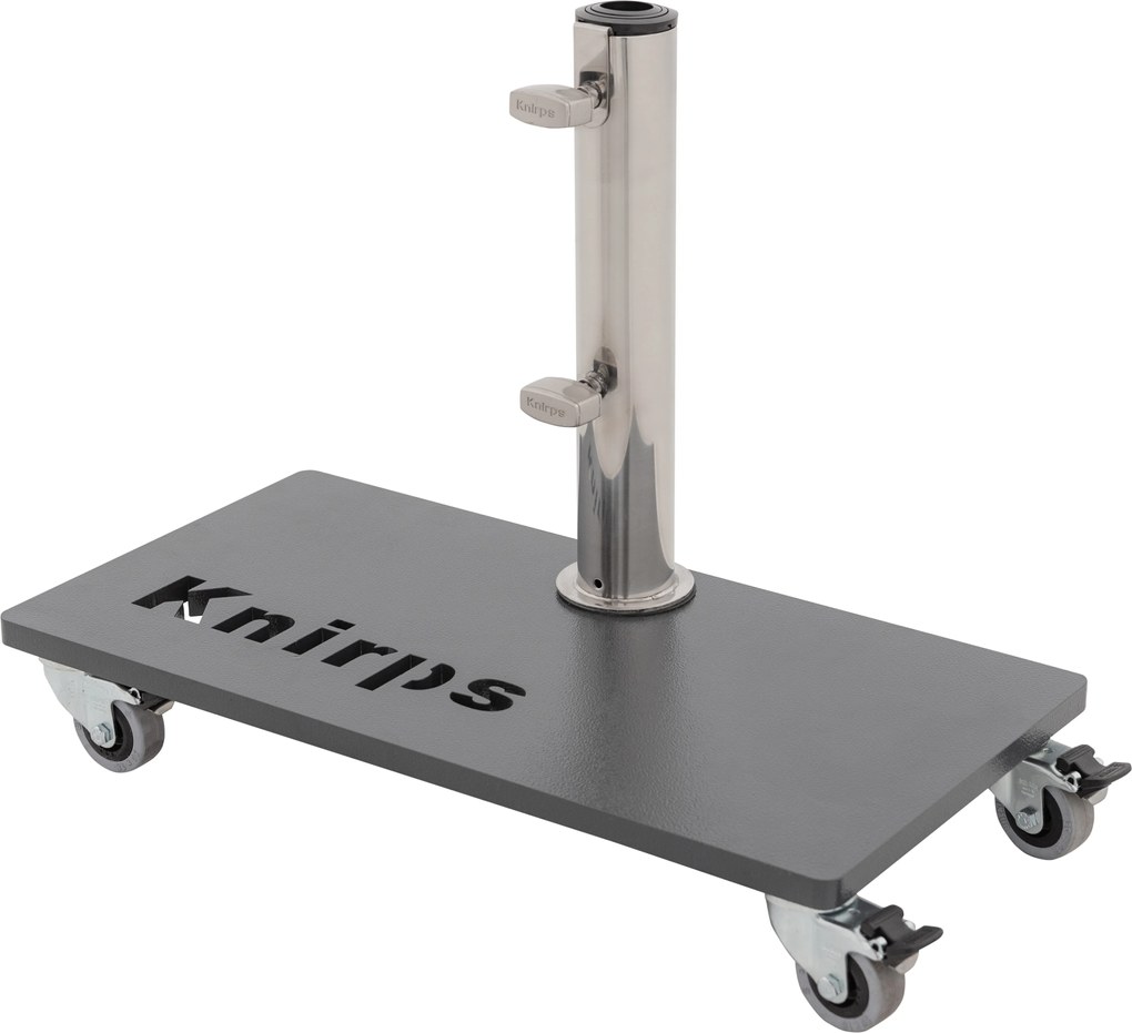 KNIRPS 25 kg - pojazdný oceľový stojan pre slnečník s kolieskami