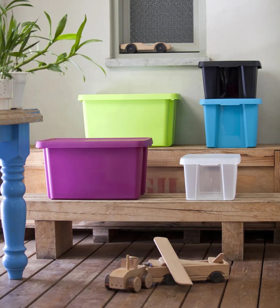 Curver ESSENTIALS box 45L - transparentný