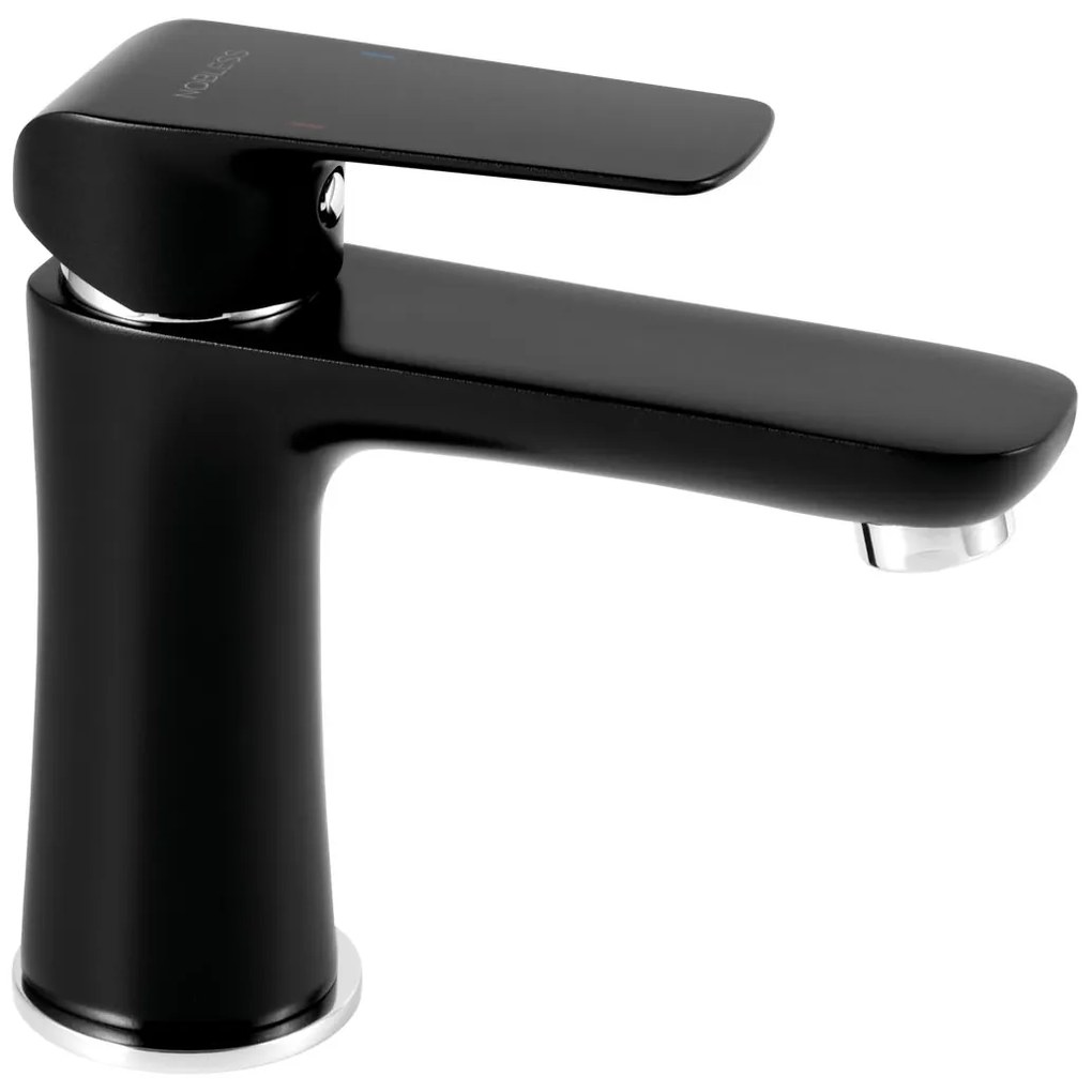 Novaservis Nobless Tina, umývadlová batéria bez odpadovej súpravy, čierna, 38001/1,5