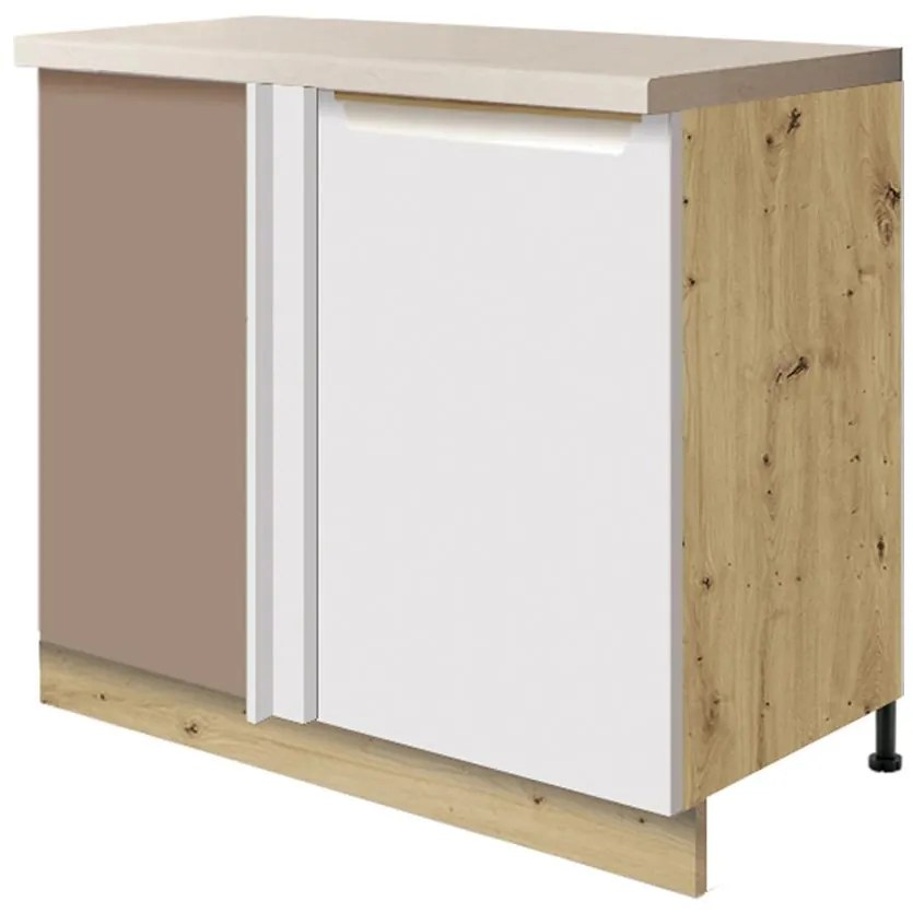 Skrinka do kuchyne Glamour 25d P White Polička