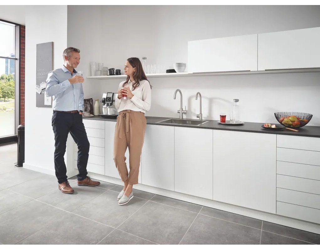 GROHE Red Duo - Batéria a bojler veľkosť M, supersteel 30083DC1