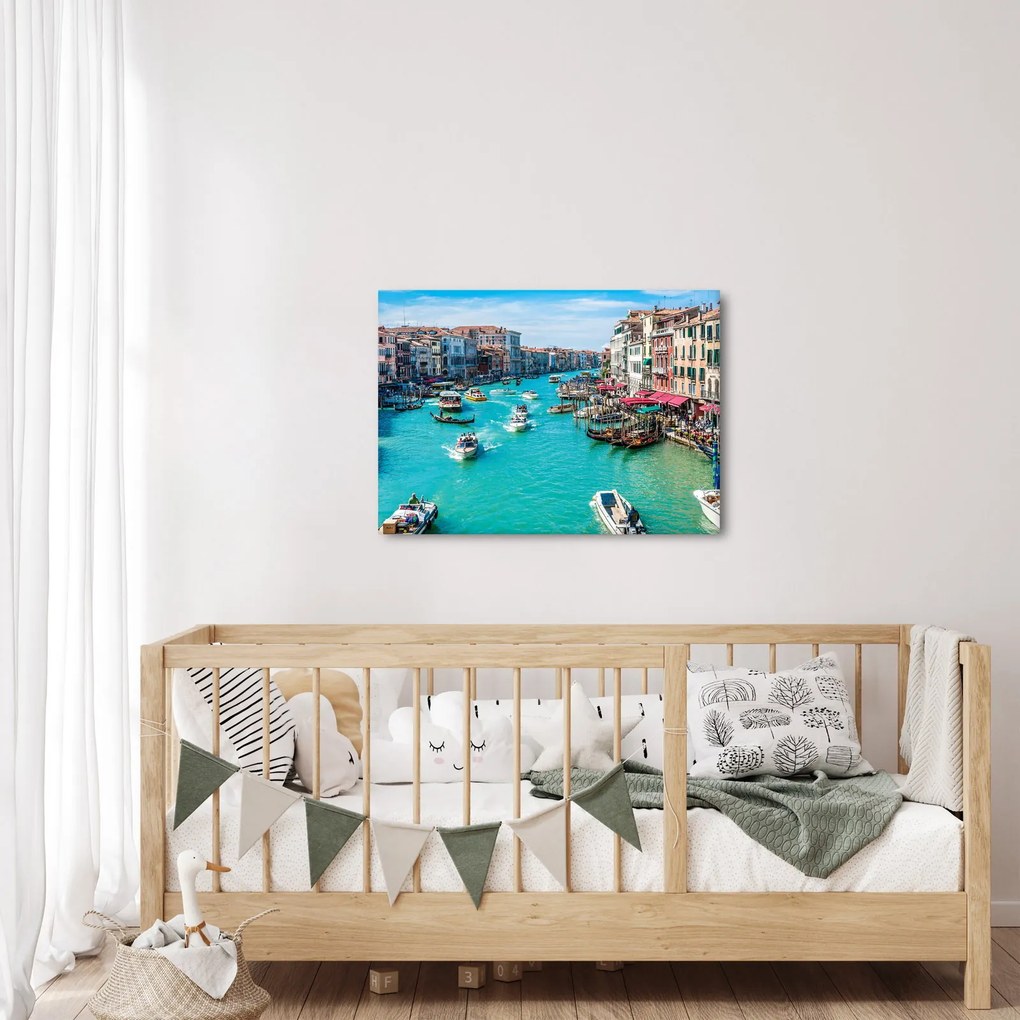 Obraz - Canal Grande, Benátky, Taliansko (70x50 cm)