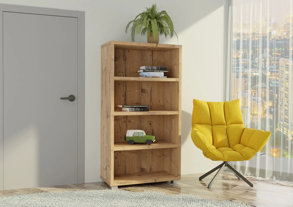 Wood Service Knižnica EXCELENT V:1700 90x170x44