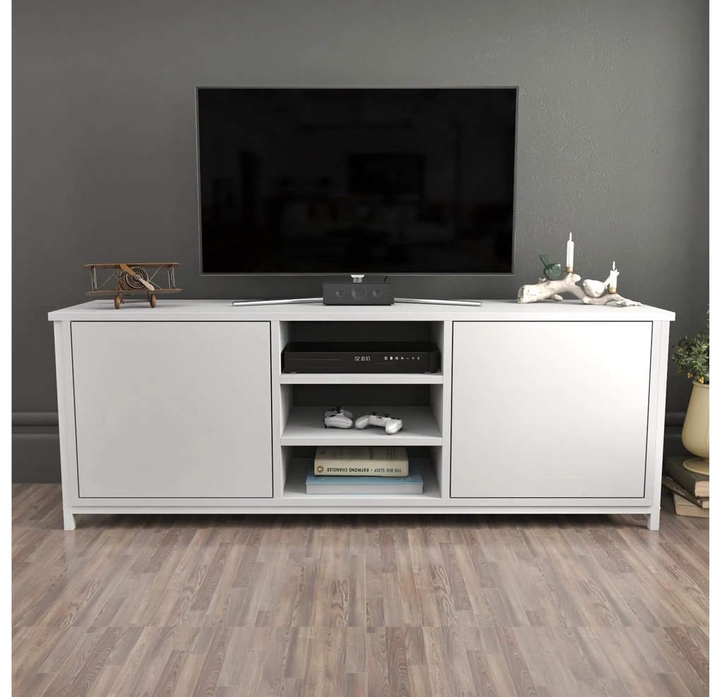 TV stolík Otosello (biela). Akcia -19%. Vlastná spoľahlivá doprava až k Vám domov. 1107344