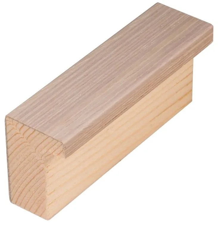 DANTIK - Zrkadlo v rámu, rozmer s rámom 50x70 cm z lišty KASSETTE šedá (3055)