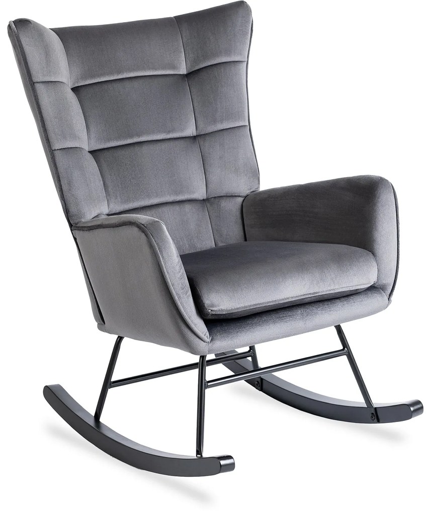 Hojdacie relaxačné kreslo JACKSON, sivá