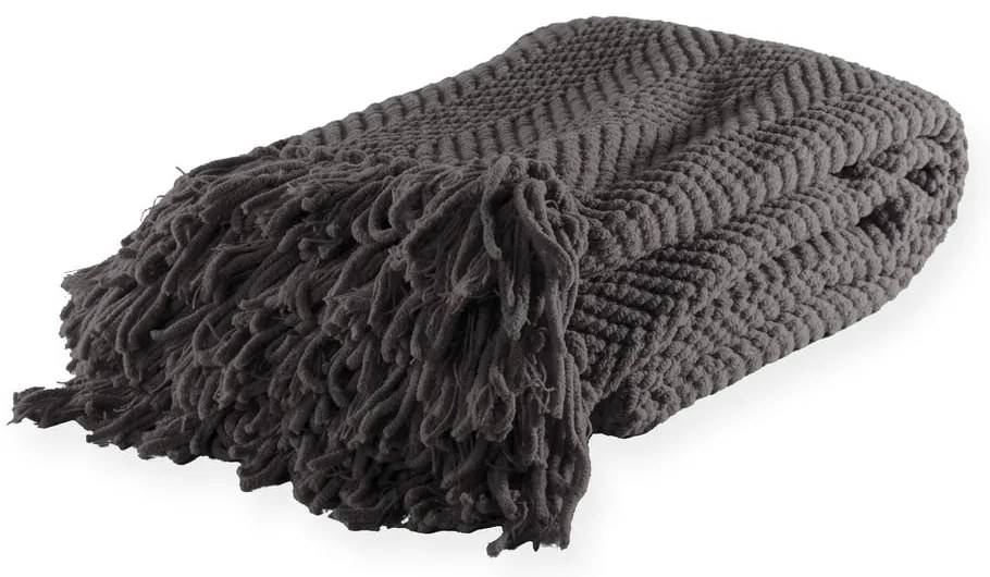 Sivá deka zo ženilky 130x170 cm Renee – Tiseco Home Studio