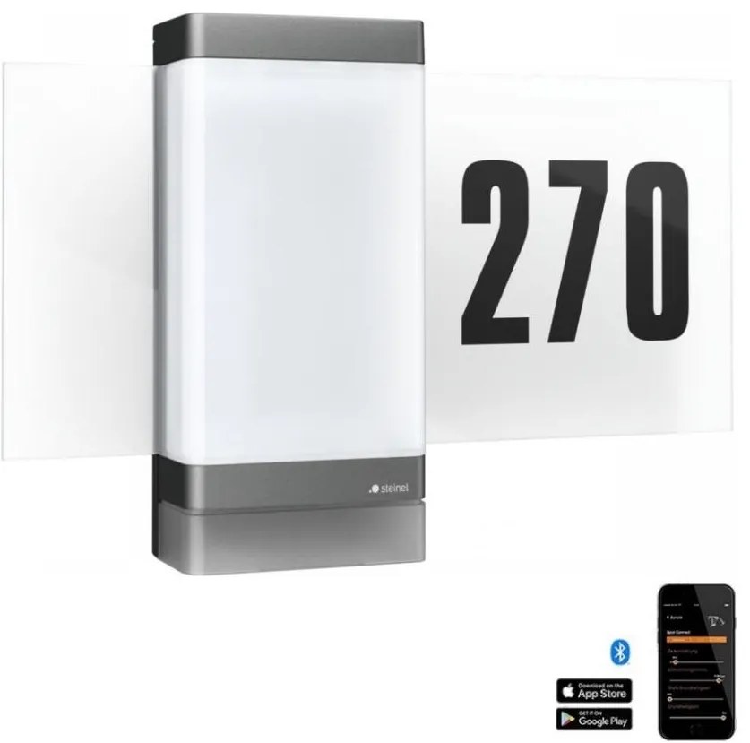 Steinel 067205 - LED Domové číslo so senzorom L270SC LED/7,8W/230V IP44