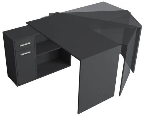 Moderný stôl Phaedra (antracit). Vlastná spoľahlivá doprava až k Vám domov. 1060577