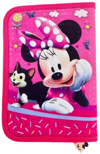 HappySchool - Školský dievčenský peračník / púzdro Minnie Mouse - Disney