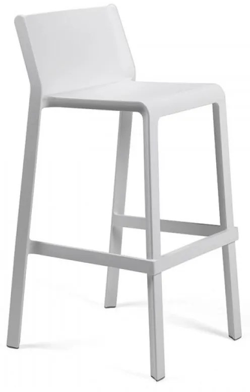 TRILL STOOL záhradná barová stolička bez podrúčok bianco
