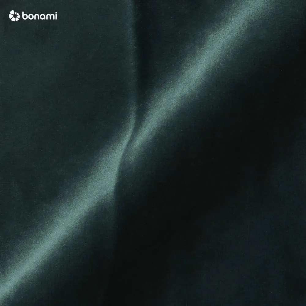 Tmavozelená zamatová rohová pohovka Cosmopolitan Design Bali, pravý roh