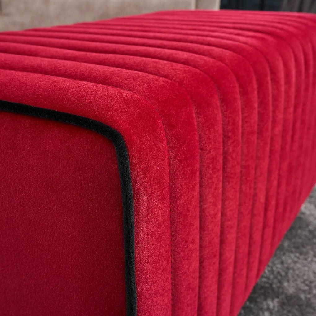 Taburetka Mabel Puf Red