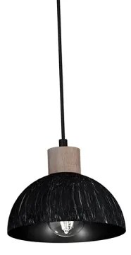 Luster na lanku ERIK 5xE27/60W/230V hnedá/čierna