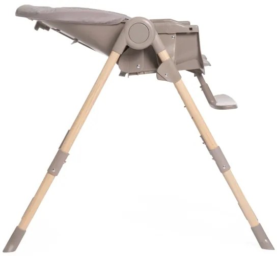 Chicco - Detská jedálenská stolička Polly Essential - šedá/hnedá