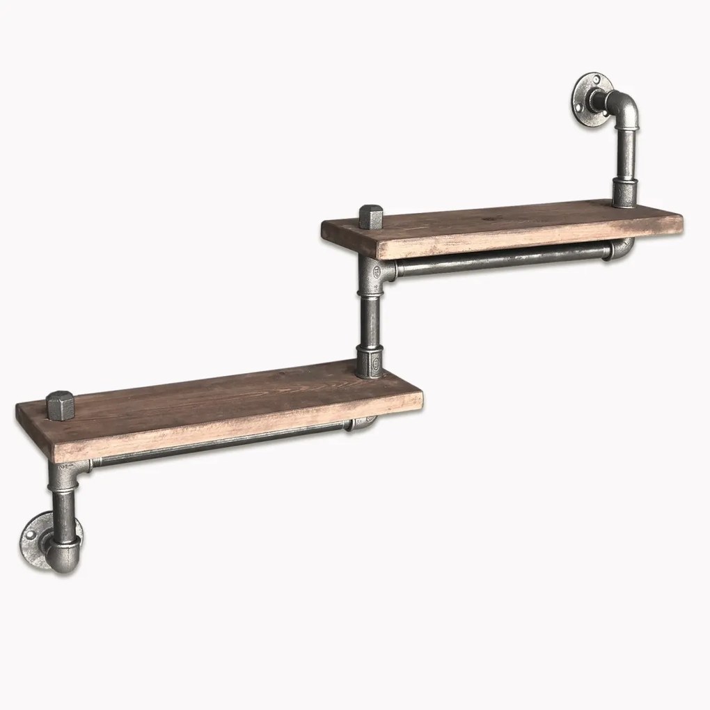 Nástenná polica BoruRaf XII smrek/čierna