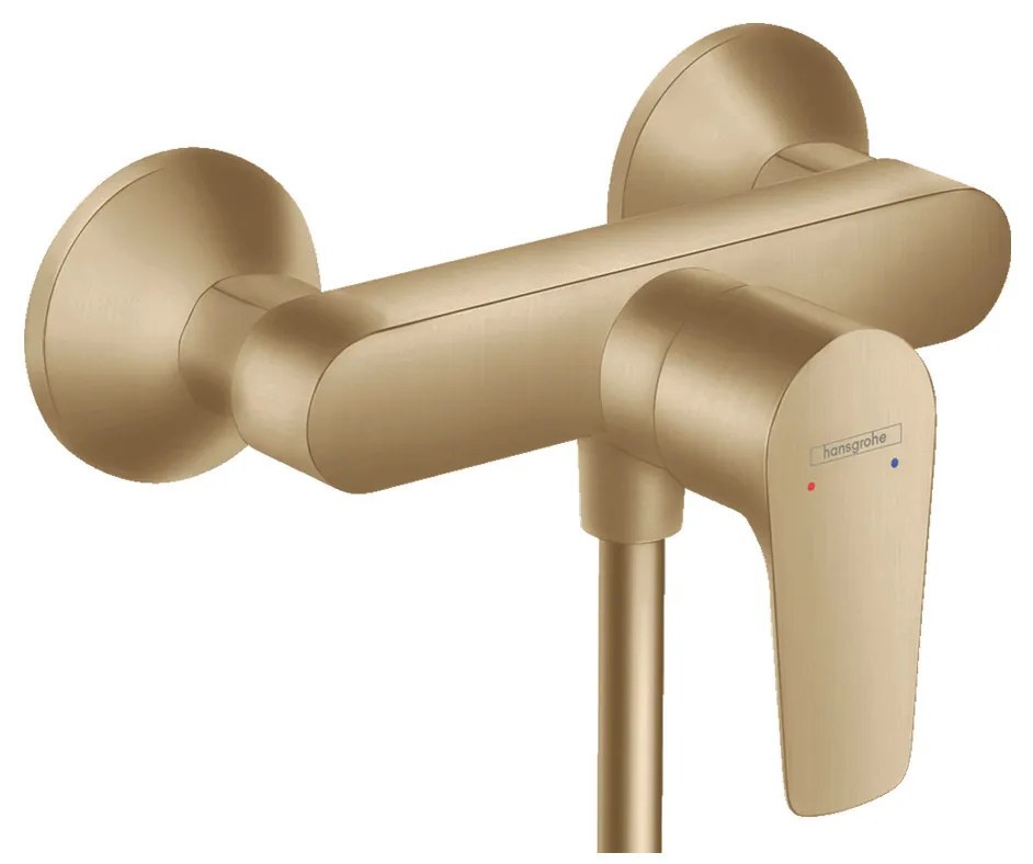 Hansgrohe Talis E, nástenná páková sprchová batéria, kefovaný bronz, HAN-71760140