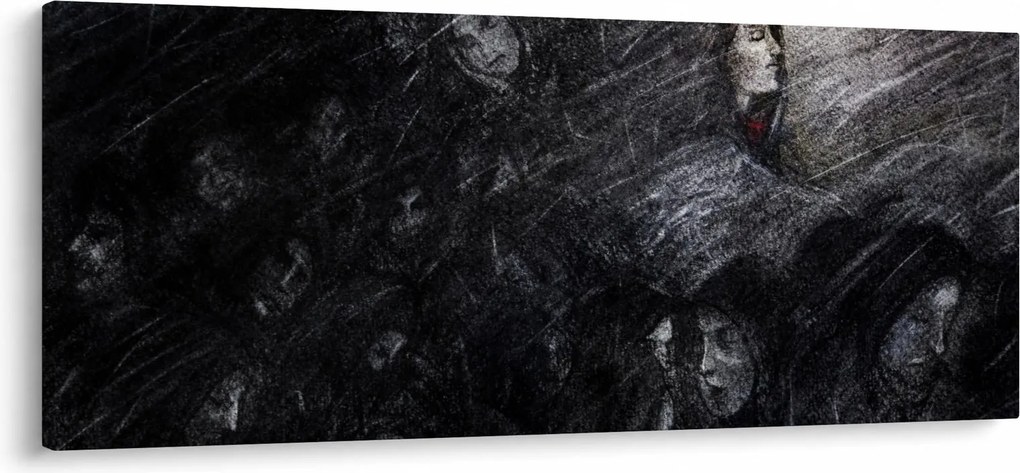 Obraz - Smútok a odriekanie (120x50 cm)