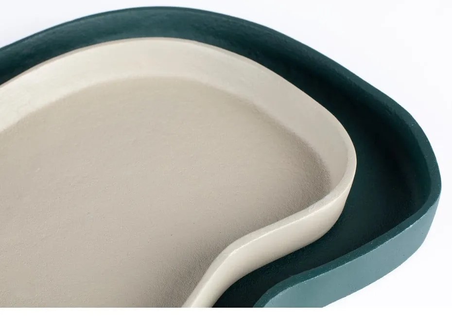 Kovové dekoračné tácky v súprave 2 ks 35x23 cm Revolt – Zuiver