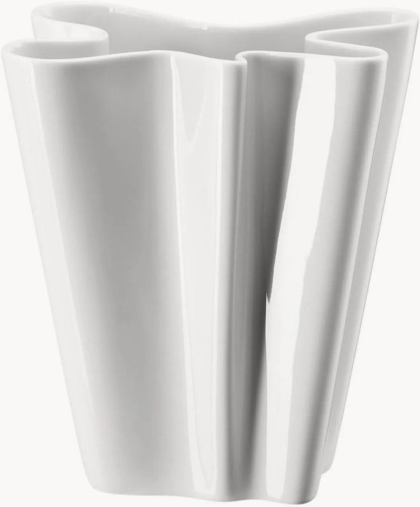 Porcelánová váza Flux, V 15 cm