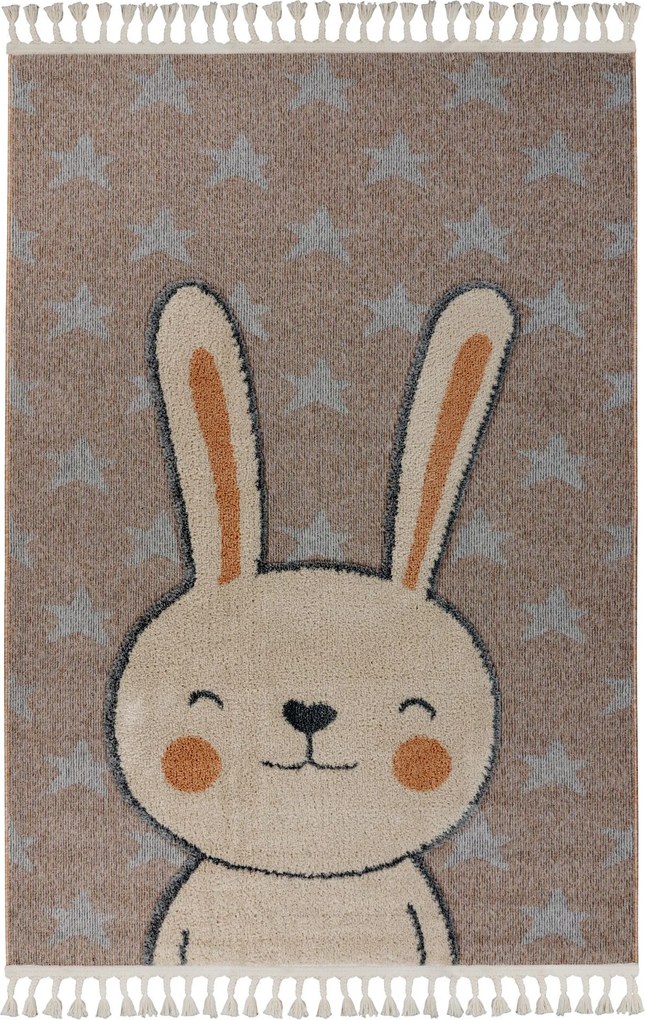 Detský kusový koberec My Fano 390 Rabb, 160x230, béžová, detská izba, Obsession