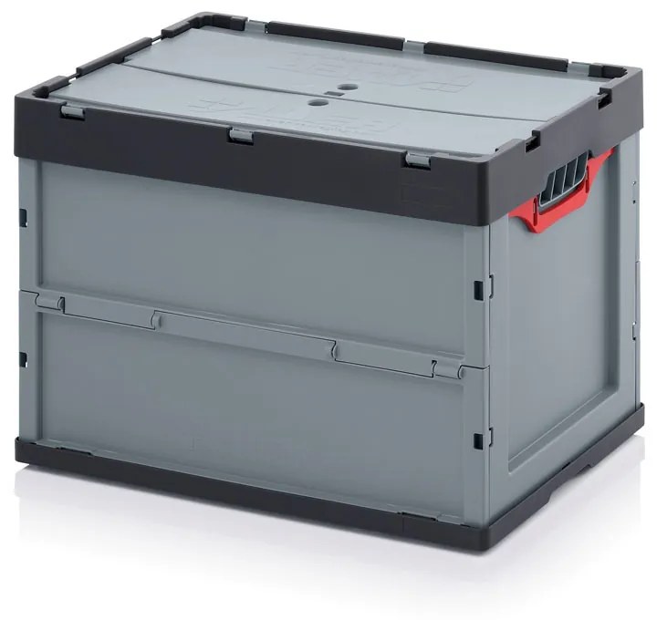 Skladacia prepravka s vekom, 600 x 400 x 420 mm