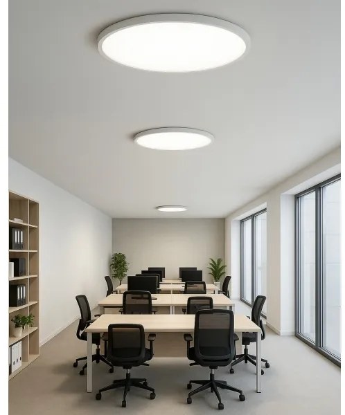 LED stropné svietidlo LED/40W/230V 3000/4000/6500K, priemer 50 cm, biele