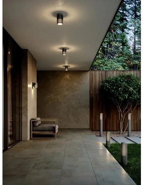 Nordlux - Vonkajšie nástenné svietidlo ALUDRA 1xE27/15W/230V antracit