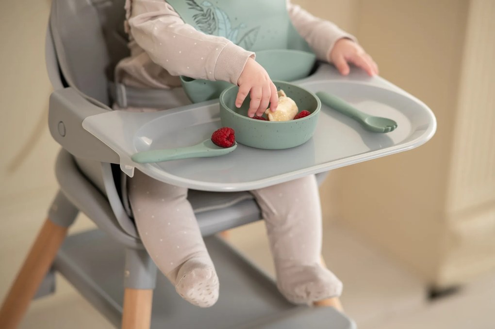 Príbor 2-dielny Platinum Silicone Sage