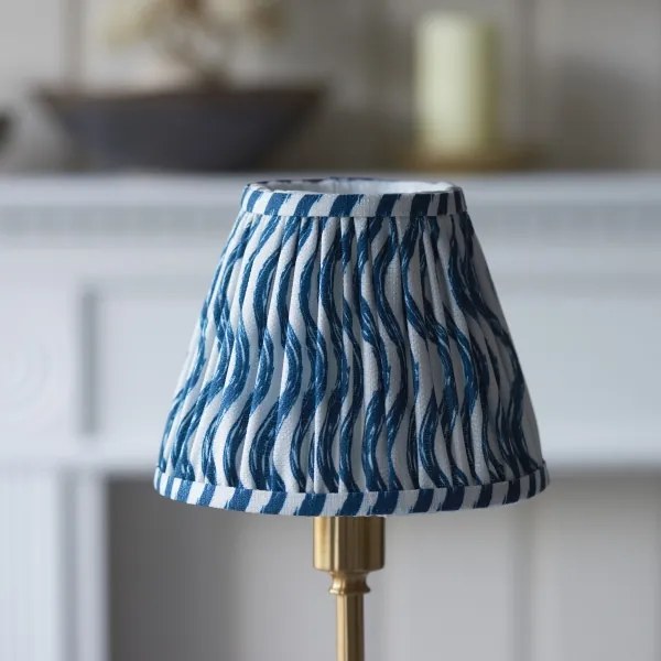 Endon 114796 - LED Stm. nabíjacia stolná lampa BURLEY LED/1,5W/5V mosadz/modrá