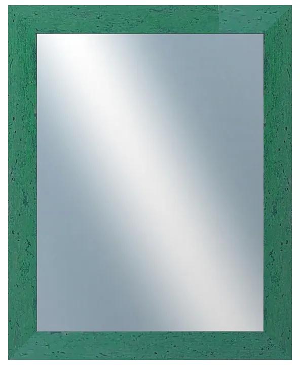 DANTIK - Zrkadlo v rámu, rozmer s rámom 40x50 cm z lišty RETRO zelená (2535)