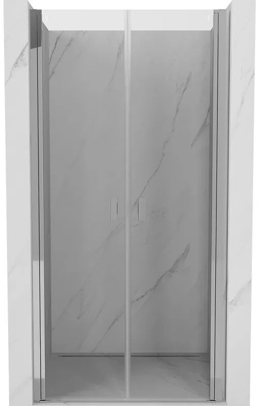 Mexen MIST, 2-krídlové sprchové dvere (d+d) 110x200 cm, 6mm číre sklo, chrómový profil, 8A7-110-000-01-00